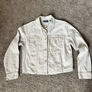 Liz Claiborne Liz Sport Womens 100% Linen Blazer Jacket Beach‎ Boho Vintage Chic